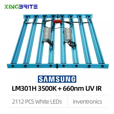 Quantum bar Kingbrite 650Вт Samsung LM281B 3500k + Epistar UV+IR+660nm
